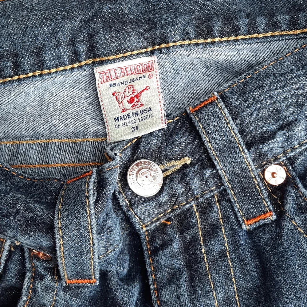 True Religion Billy Jean Cut Off Shorts Jorts